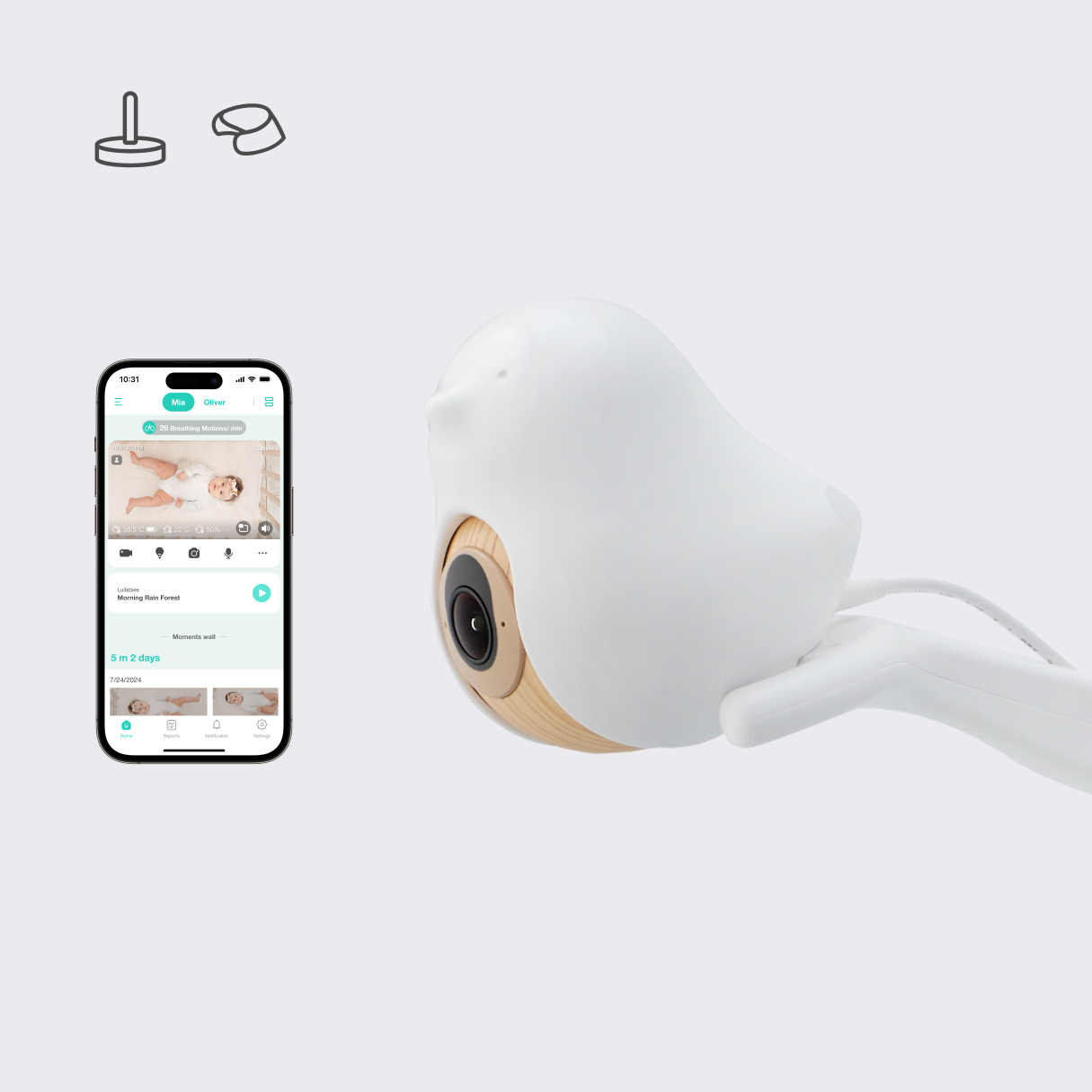 CuboAi Babyphone 3 - Babyphone (Ersatz)