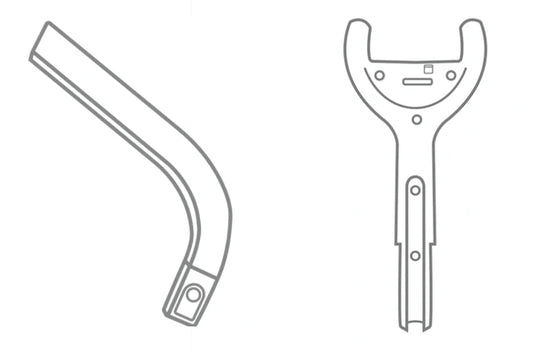 CuboAi Plus - U-förmige Kamera-Halterung + L-förmiges Standelement (Ersatzteil)